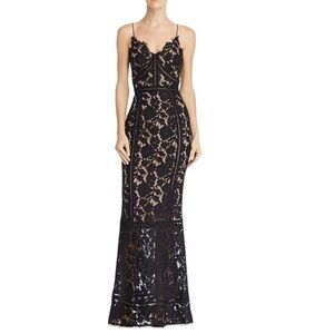 Jarlo London | Dresses | Nwt Jarlo Black Lace Maxi Dress Size Xs Spaghetti  Strap Formal Gown Romantic | Poshmark